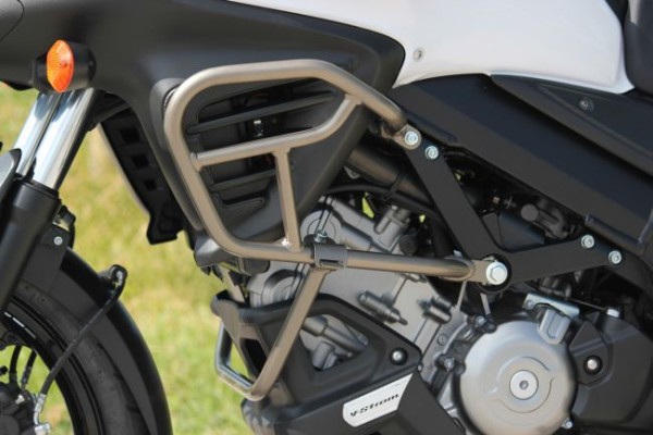 Arceau moteur, titane/or pour Suzuki V-Strom 650 BJ. 2012-2016