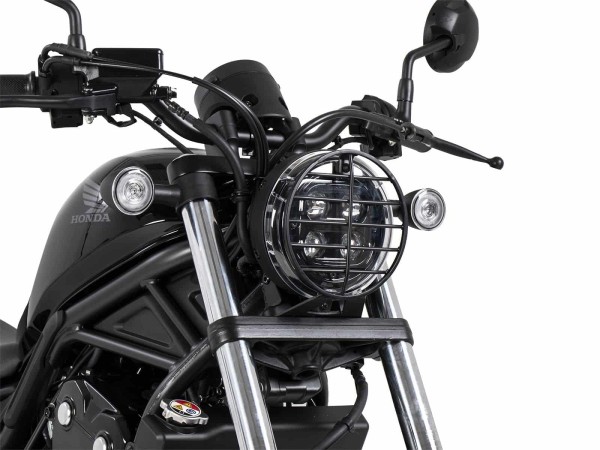 Grille de protection des feux noire pour Honda CMX 500 Rebel (20-) Hepco & Becker
