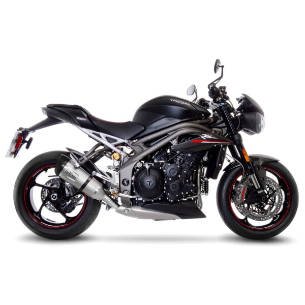 LeoVince système d?èchappement Factory S, titane, slip on pour Triumph Speed Triple 1050 RS / S (18-19)