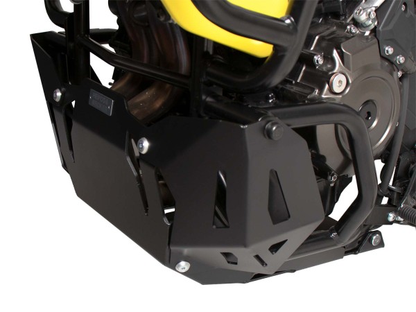 Plaque de protection moteur noire pour Suzuki V-Strom 800 (24-) Hepco & Becker