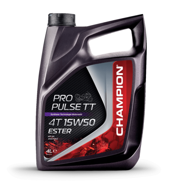 CHAMPION® Pro Pulse TT 4T 15W-50 Huile moteur à l'ester - 4 litres