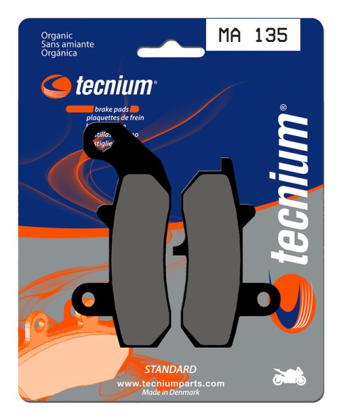 Plaquettes de frein organiques Tecnium Street - MA135