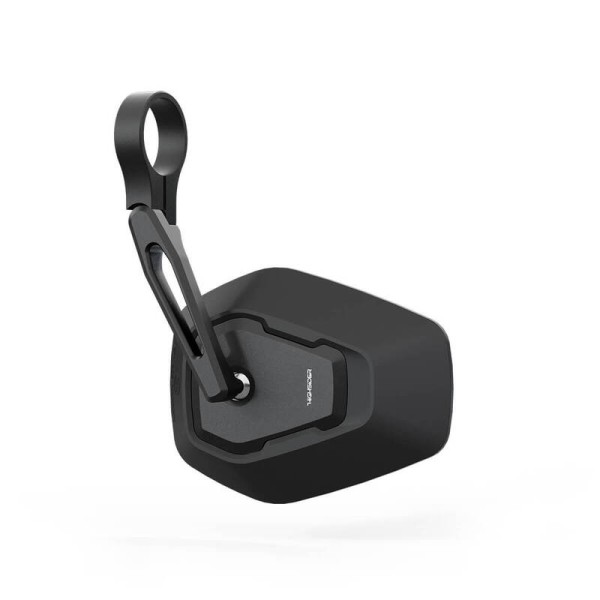 HIGHSIDER pro Rétroviseur d'extrémité de guidon Esagano-RS noir/noir court (1pc)