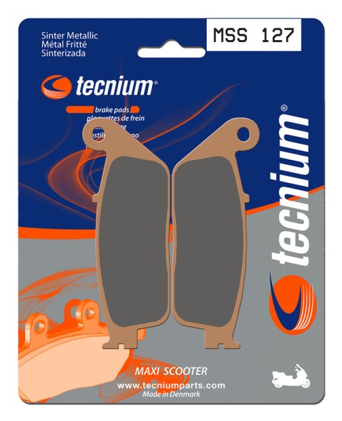 Plaquettes de frein Tecnium Maxi Scooter en métal fritté - MSS127