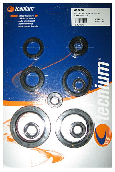 Jeu de bagues d'étanchéité moteur Tecnium