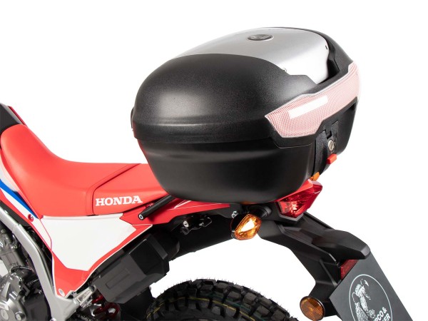 Support de top case noir y compris top case Journey 40 noir/argent pour Honda CRF 300 Rally (21-)