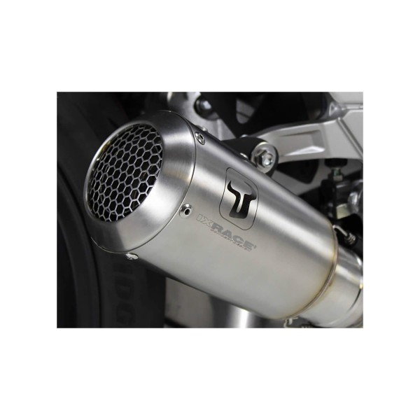 Silencieux d'échappement IXRACE MK2 BMW F 900 R, acier inoxydable, homologué E, Euro 5