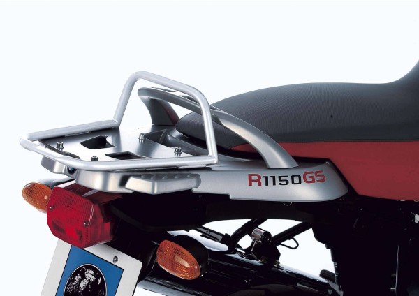 Pont de bagages tubulaire support de top case argent pour BMW R 1150 GS Adventure (01-05) Hepco & Becker