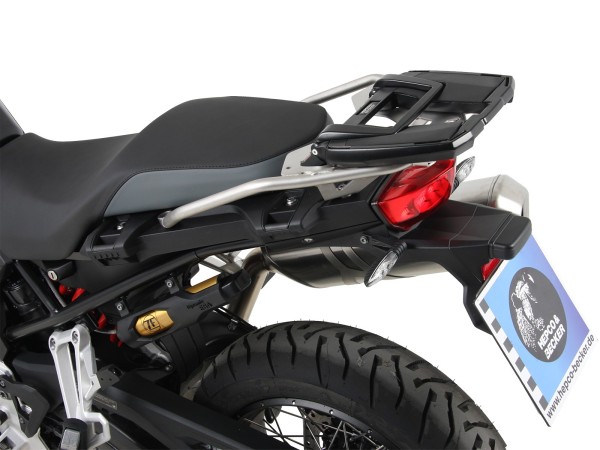 Support de top case Easyrack pour combinaison avec pont d'accessoires d'origine noir pour BMW F 850 GS