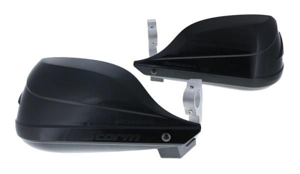 Barkbusters Storm Hanguads Set support de serrage à un point-embout de guidon Ø25,4mm Noir