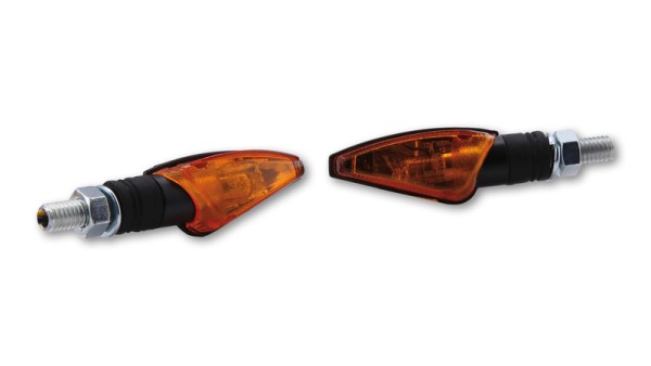HIGHSIDER Smart Toledo ampoules clignotants boîtier noir / lentille orange (paire), avant & arrière