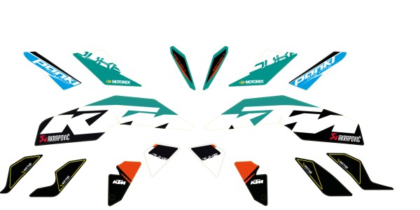 Kit graphique KTM Factory pour Duke 125 / 390 (année 17-)